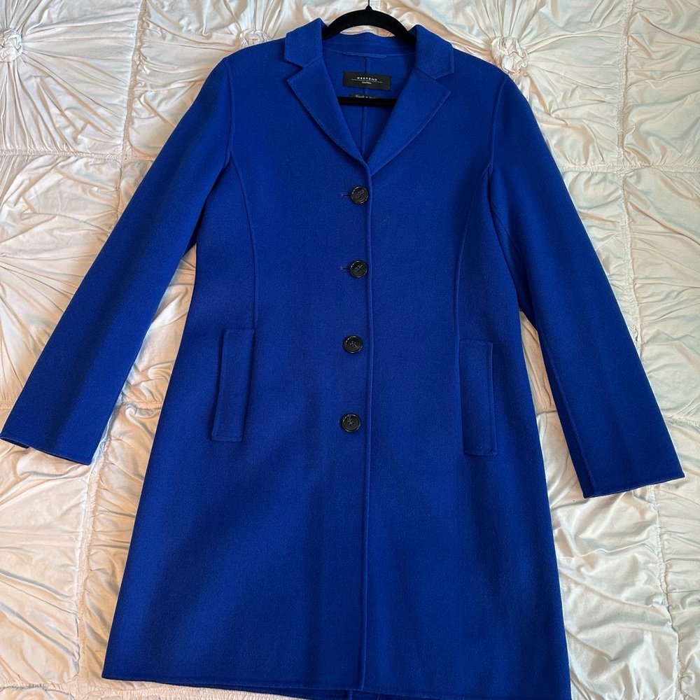 Weekend Max Mara knee length virgin wool coat